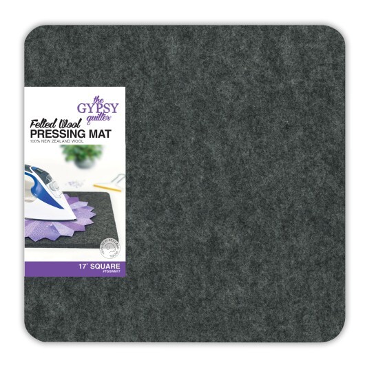 The Gypsy Quilter - Wool Pressing Mat 17 x 17 x 1/2 inch