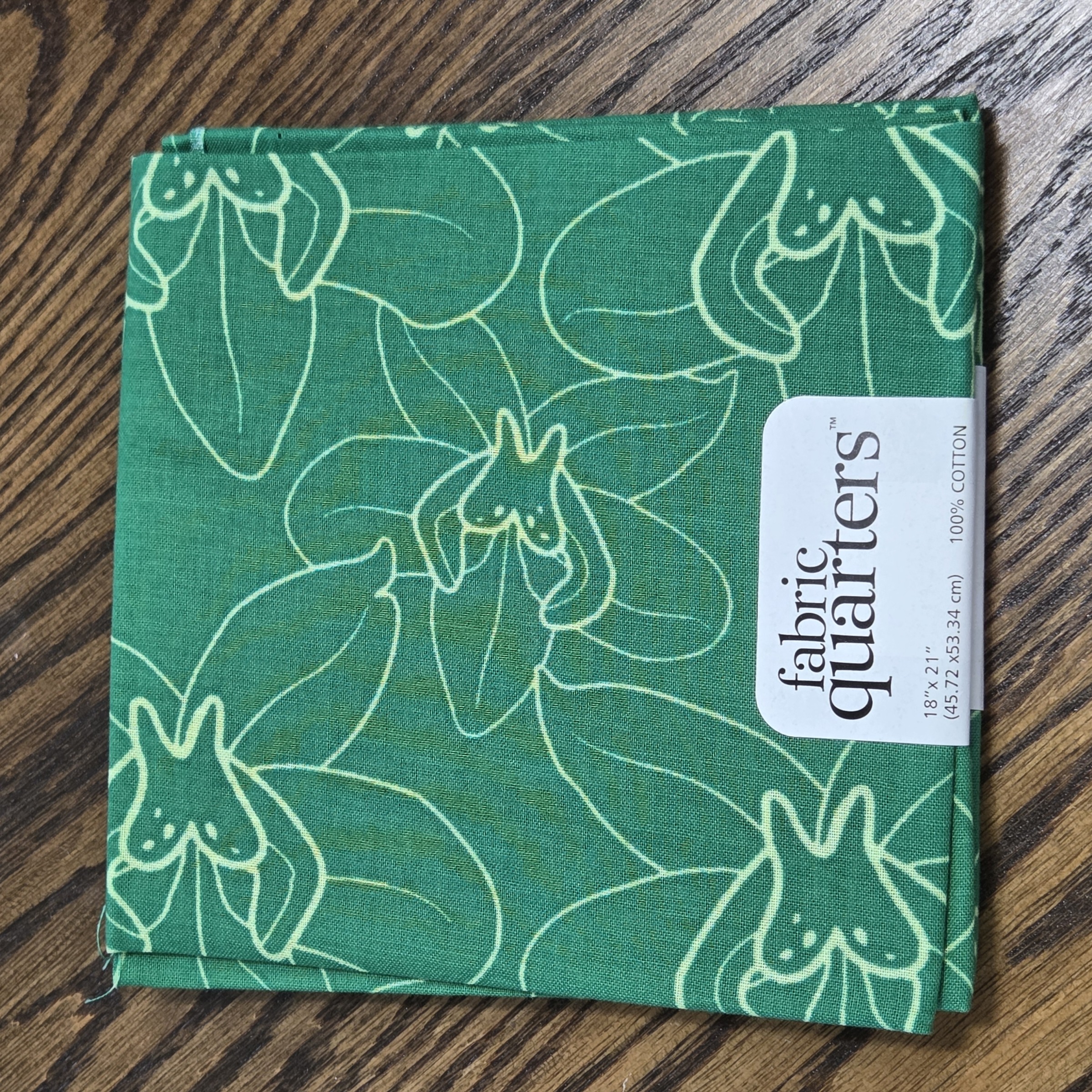 Paintbrush Studio - Fat Quarter 18 x 21 - Green Butterflies Coll - #FQ5576988-A Green 