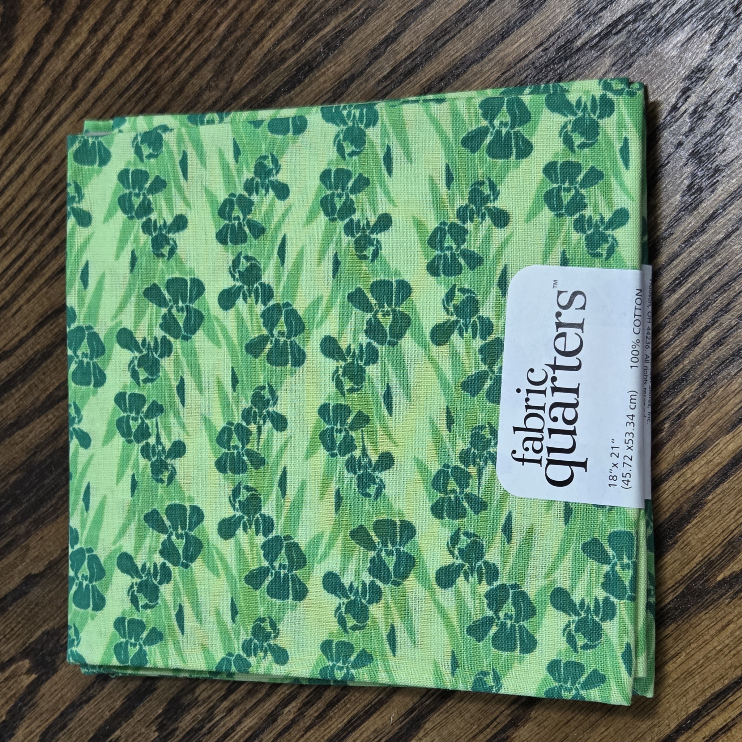 Paintbrush Studio - Fat Quarter 18 x 21 - Green Butterflies Coll - #FQ5576988-B Green 