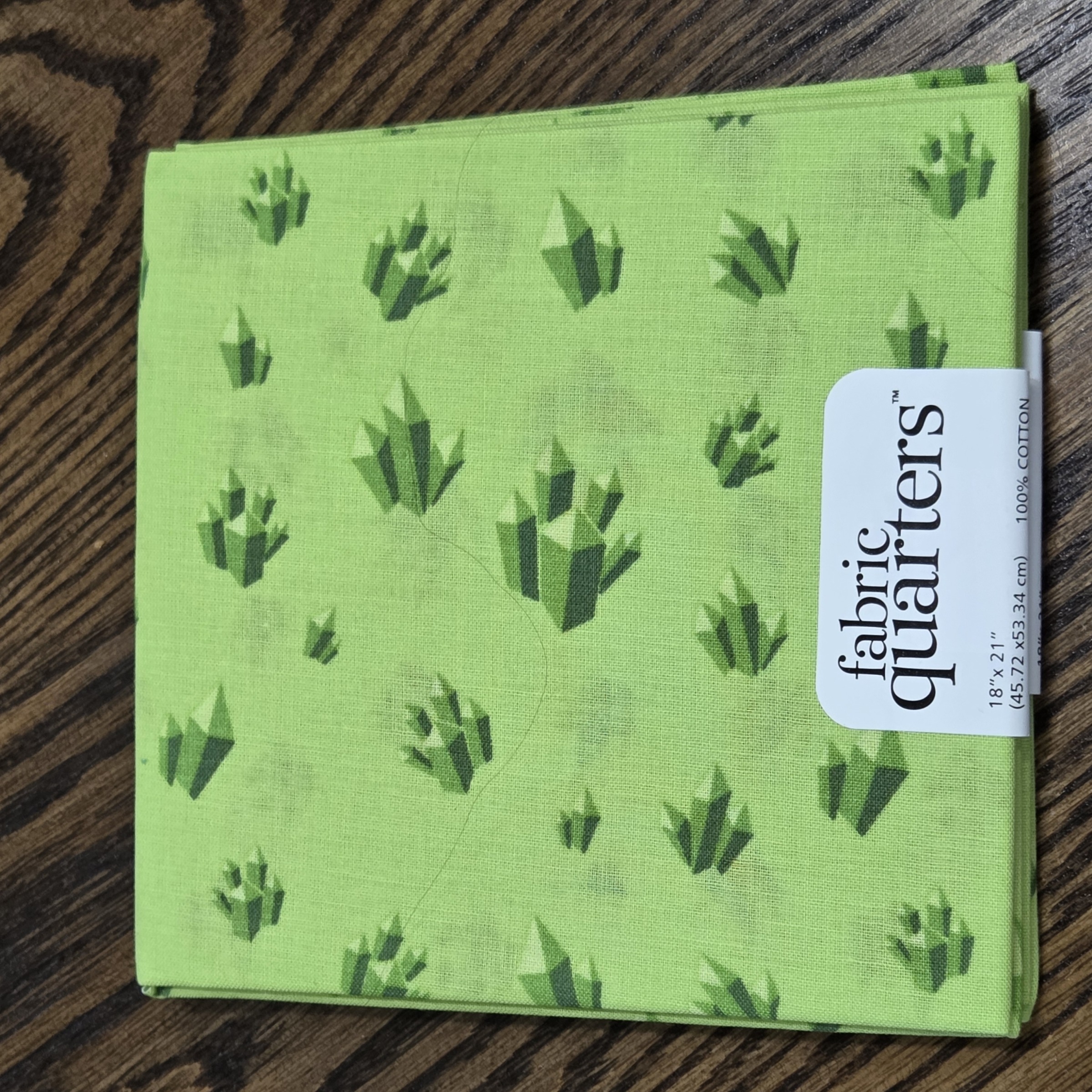 Paintbrush Studio - Fat Quarter 18 x 21 - Green Floral Geode Coll - #FQ7299266-C Green
