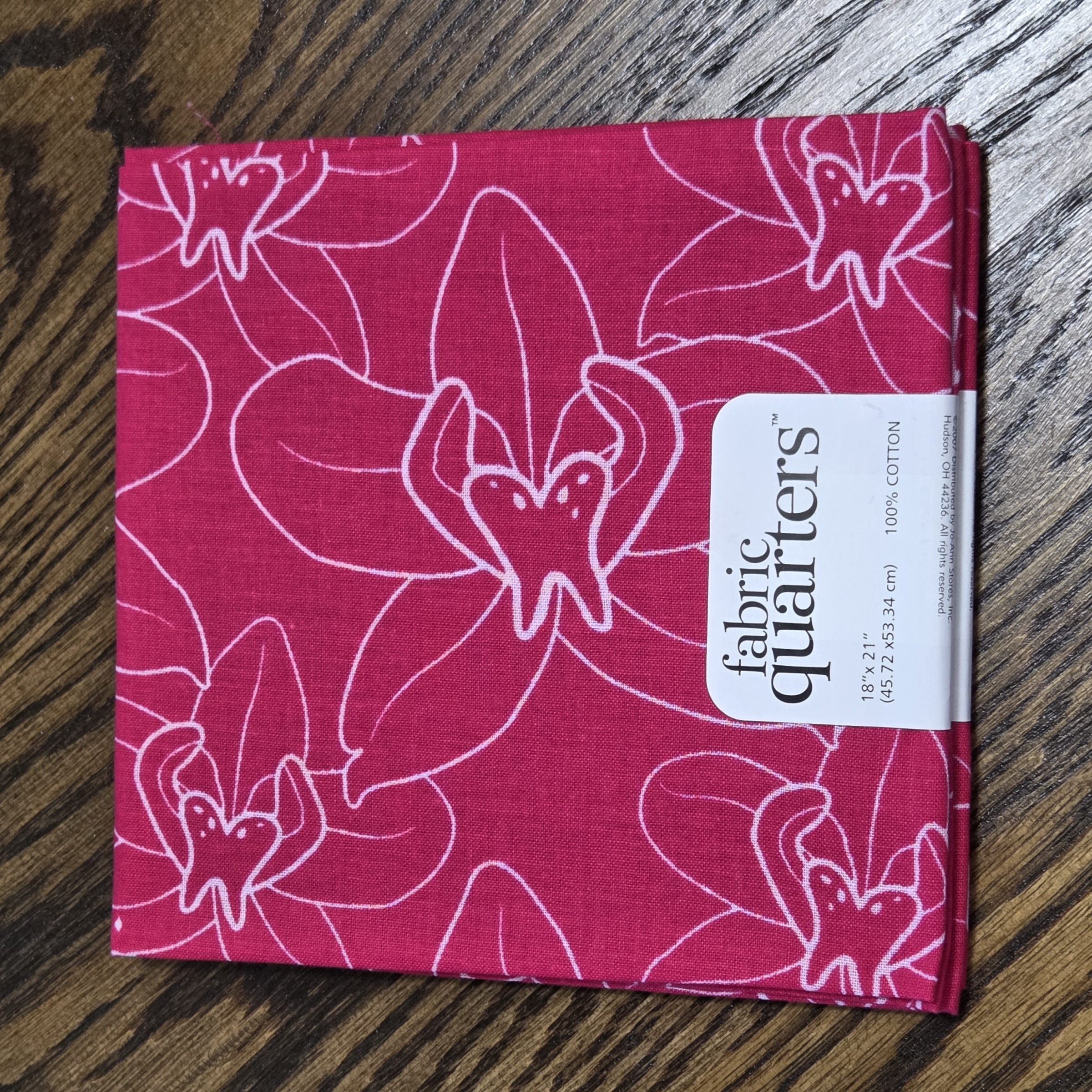 Paintbrush Studio - Fat Quarter 18 x 21 - Pink Butterflies Coll - #FQ7299522-C Pink 