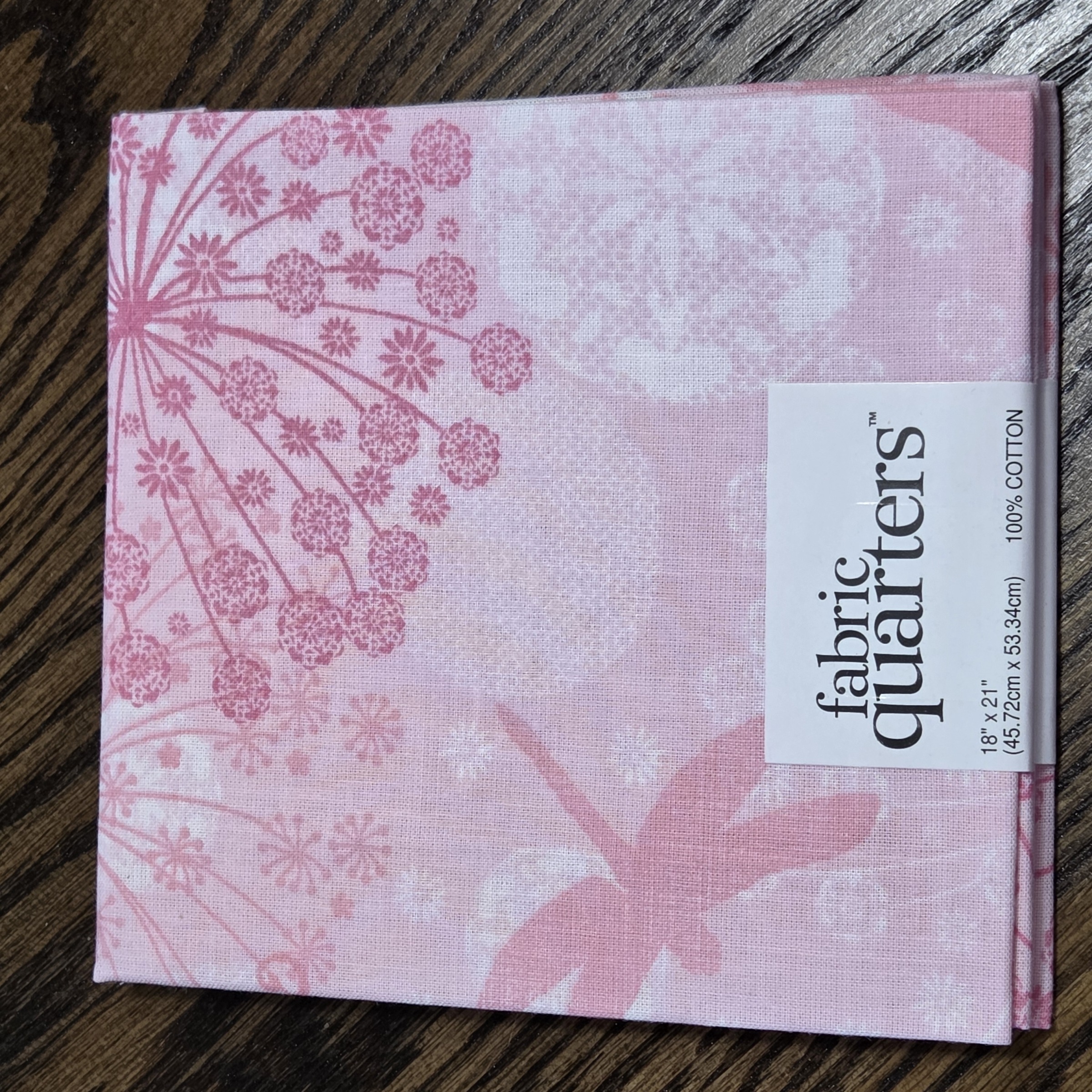 Paintbrush Studio - Fat Quarter 18 x 21 - Pink Floral Coll - #FQ7784937-E Pink