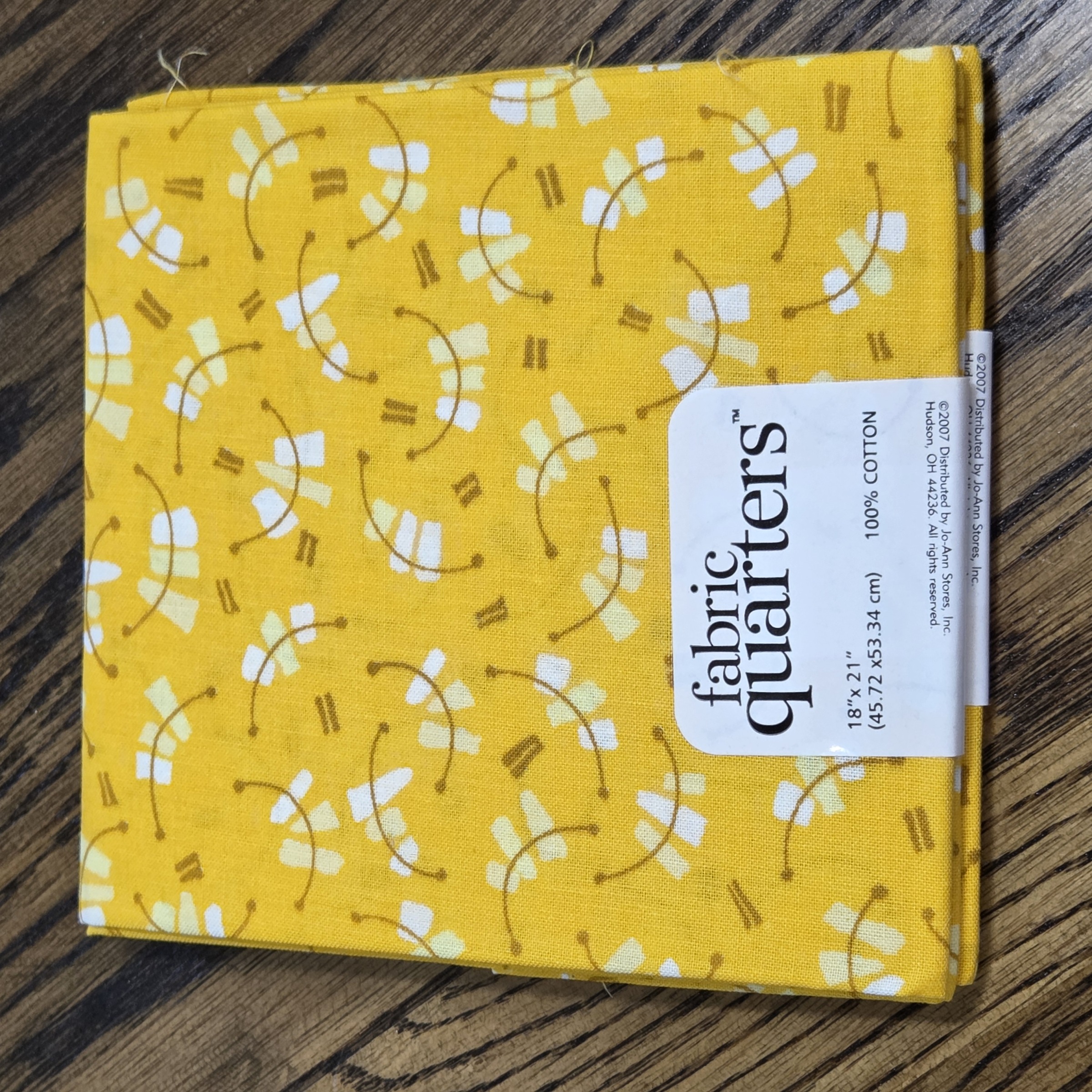 Paintbrush Studio - Fat Quarter 18 x 21 - Yellow Ice Cream Coll - #FQ7299076-F Yellow