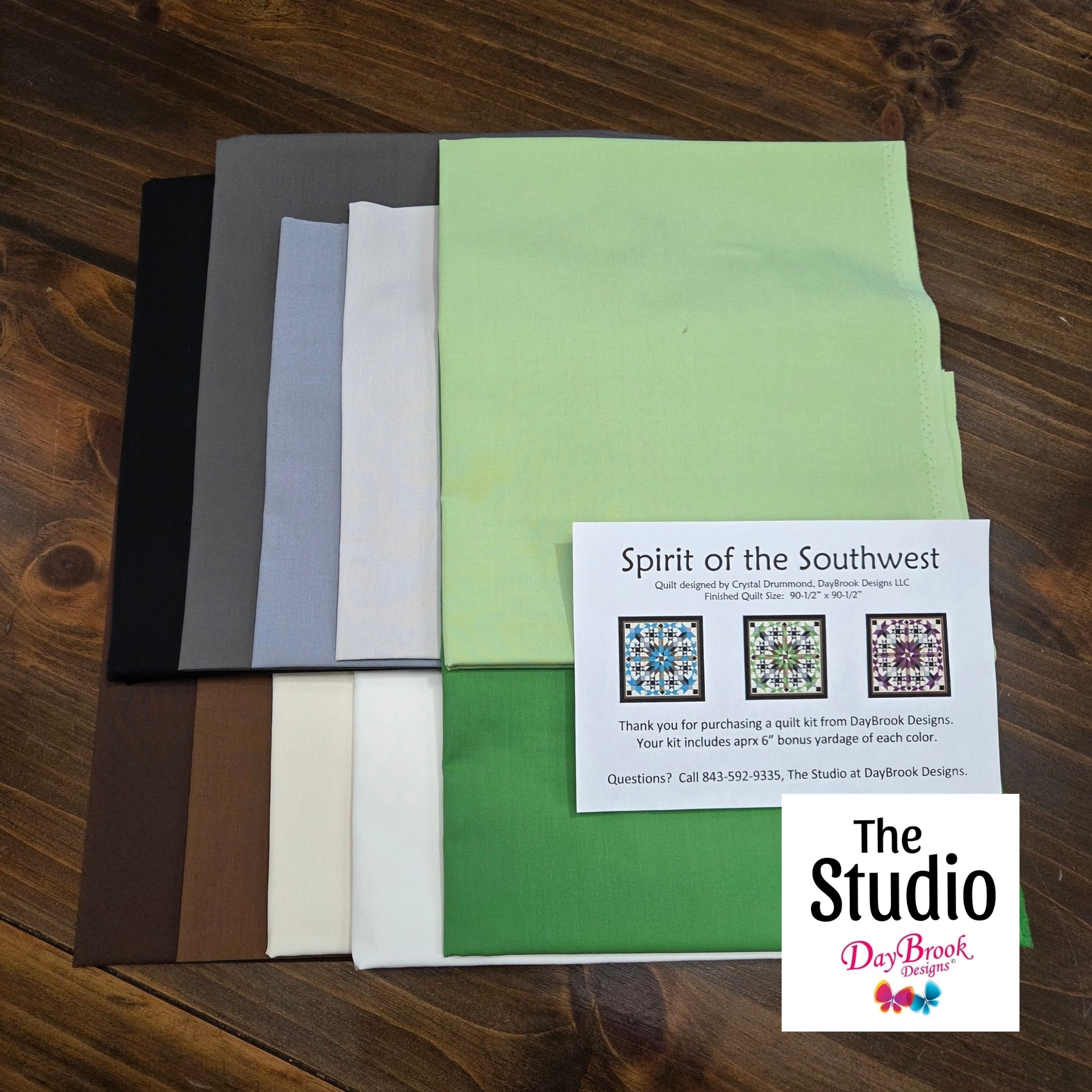 Quilt Kit Complete Bundle - Horizon (aka Spirit of the Southwest) MINT  - Top/Back/Binding