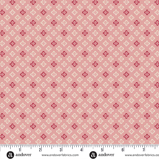 Andover - A Woodsy Cottage Fresh Linen Rose Pink