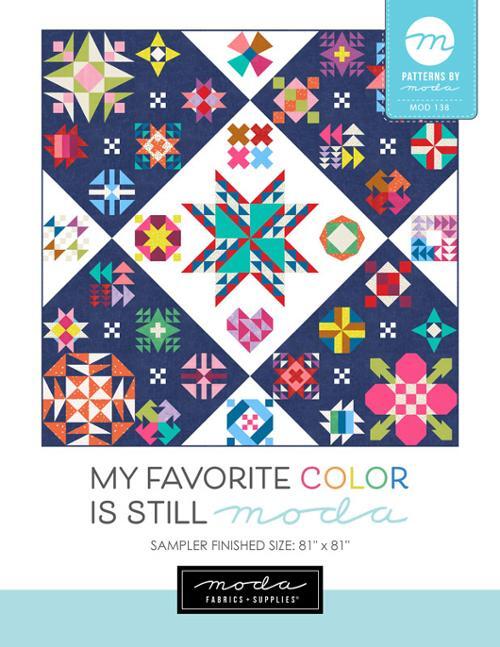 Moda - My Favorite Color is Still Moda Sampler Pattern