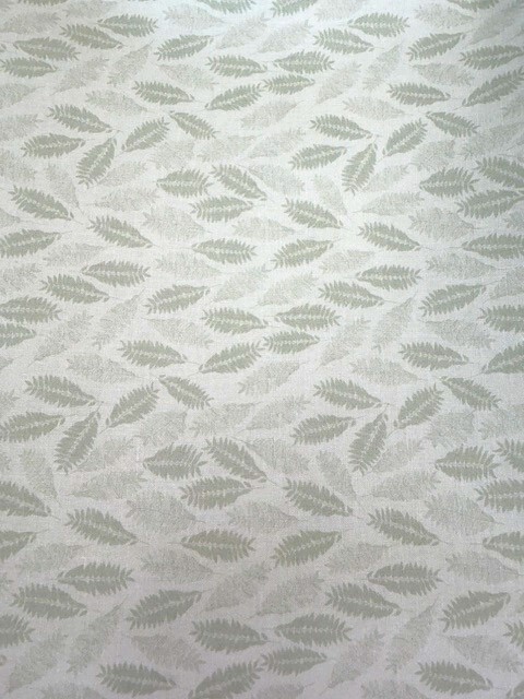 Stella DPJ2963 Sage Fern Quilting Cotton Fabric – 43” Wide Botanical Leaf Print, Soft Green Nature Fabric