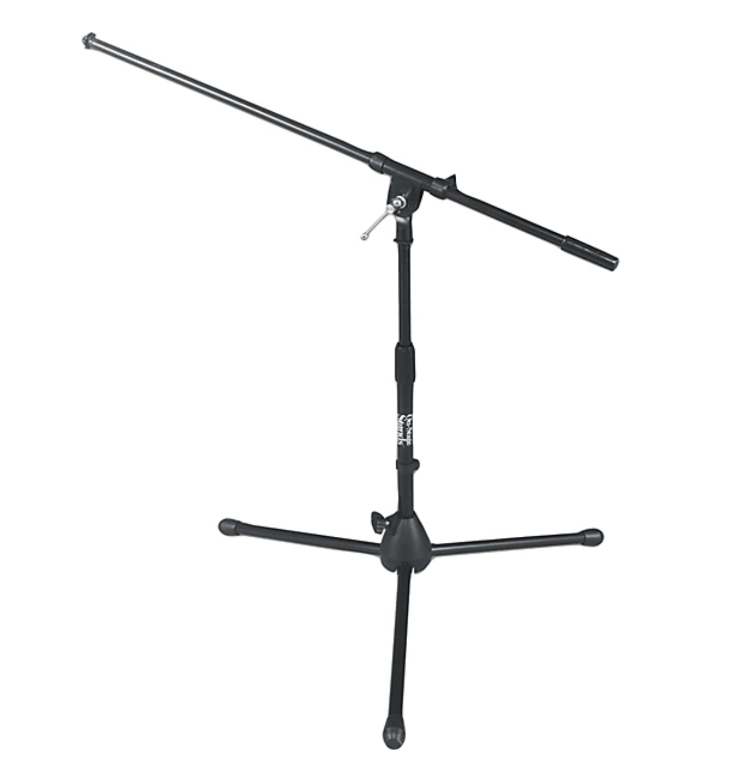 On-Stage MS7411B Drum/Amp Tripod Mic Stand with Boom - Black 