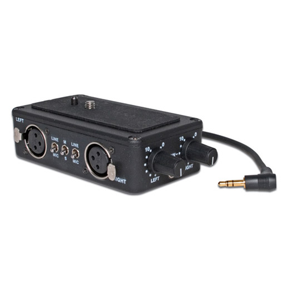 Beachtek DXA-4-U (USED) Microphone Adapter 2 Balanced XLR Audio Devices for Video Camera
