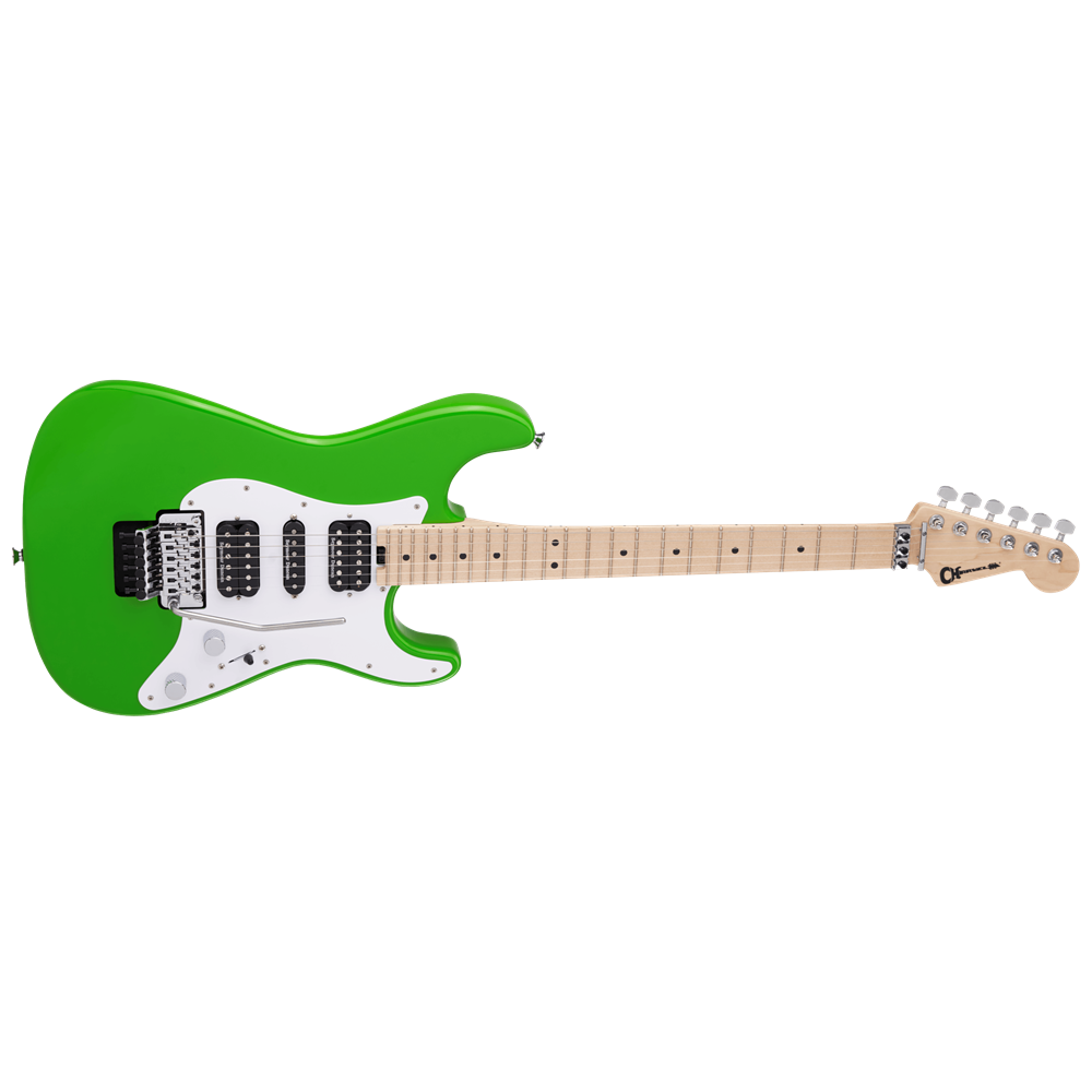 Charvel 2966034525-U (Used) Pro-Mod So-Cal Style 1 HSH FR M Electric Guitar - Slime Green