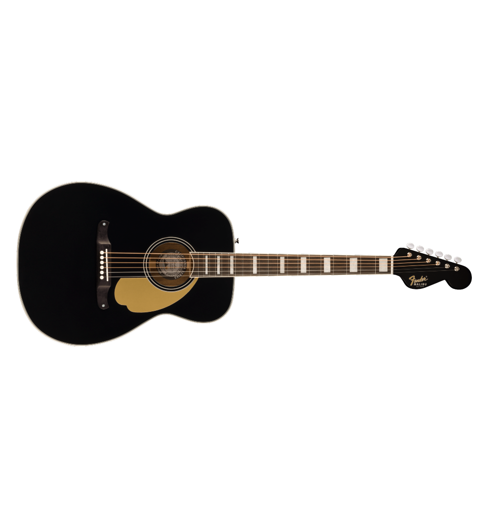 Fender 0971022306-U (USED) California Series Vintage Malibu Acoustic Guitar - Black