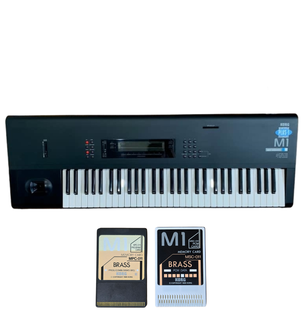 Korg M1PLUS1-U (USED) Vintage 80's M1 +1 61-Key Synthasizer Workstation with PCM Memory Cards