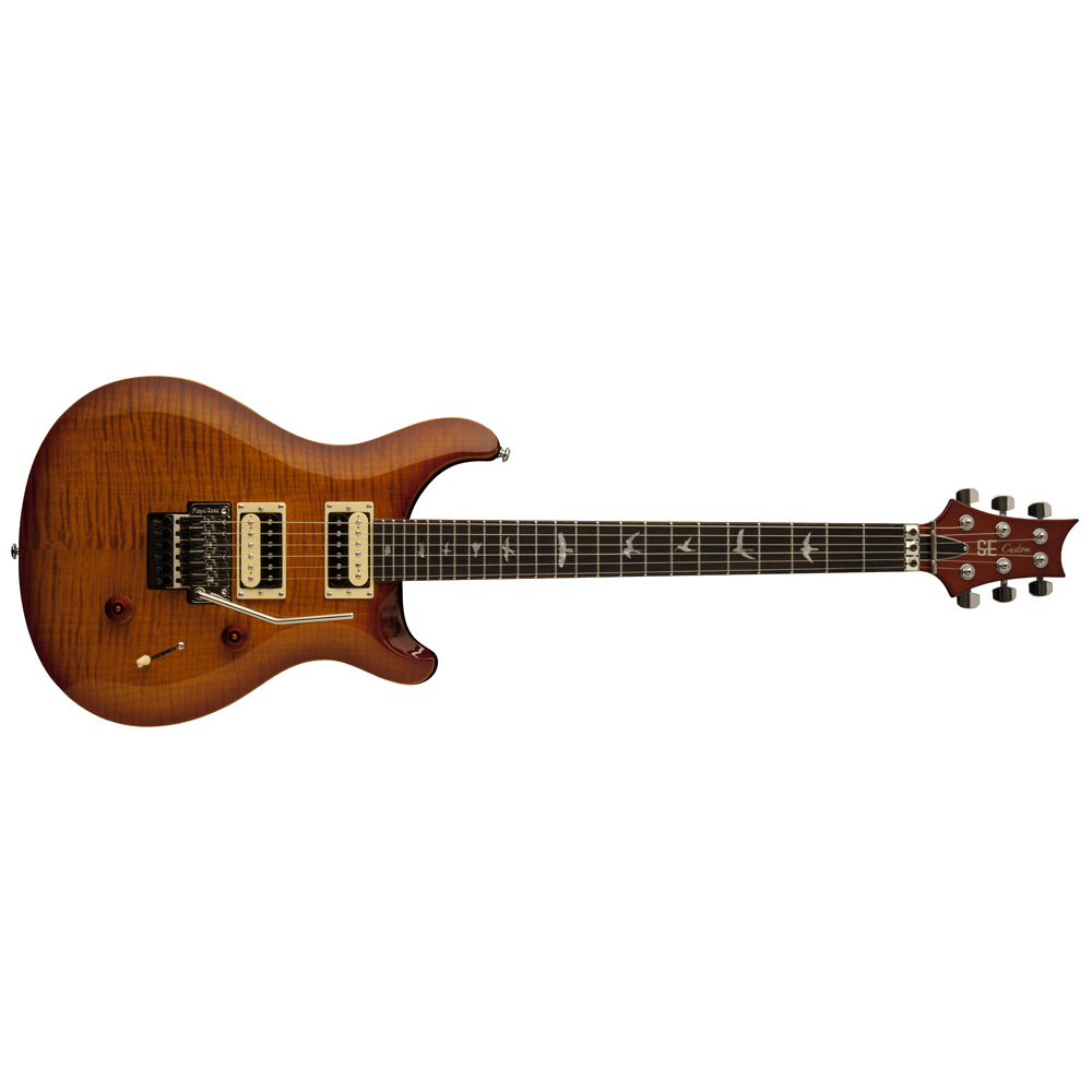Prs SECU24FRVS2-U (Used) SE Custom 24 Floyd Electric Guitar in Vintage Sunburst  w/Gigbag
