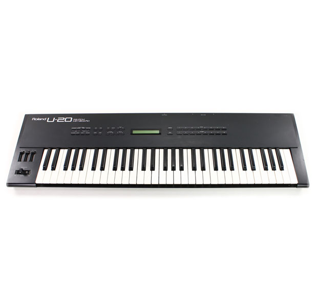 Roland U-20-U (USED) Vintage 1980's 61-Note PCM-Sample Synthesizer Keyboard
