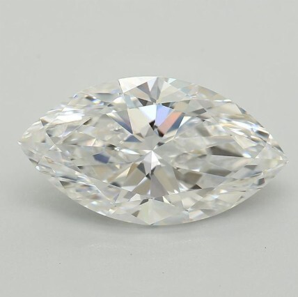 2.59Ct. Marquise Cut Lab Grown Diamond VVS2 clarity, E Color.