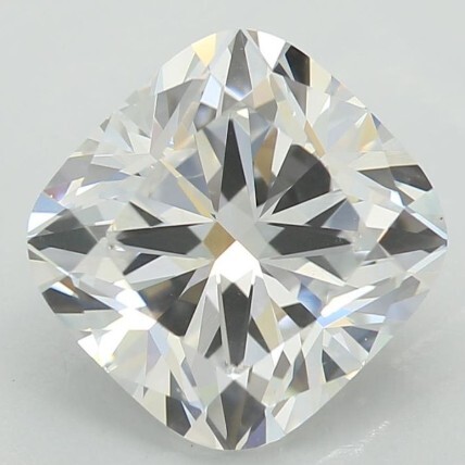 3.50Ct. Cushion Cut Lab Grown Diamond VS1 Clarity, G Color.