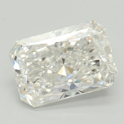4.09Ct., Radiant Cut, Lab Grown, VVS2 clarity, E color IGI#728511784