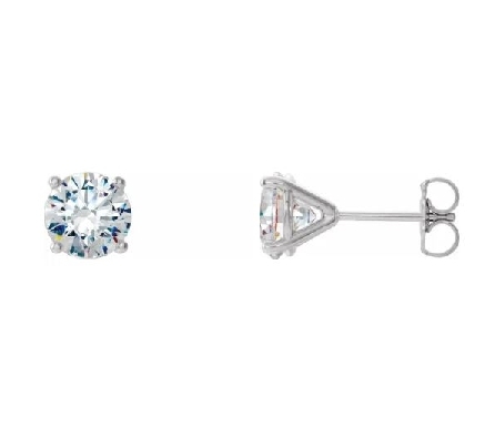 Lab Grown Diamond Stud Earrings .99Ct. T.W. 