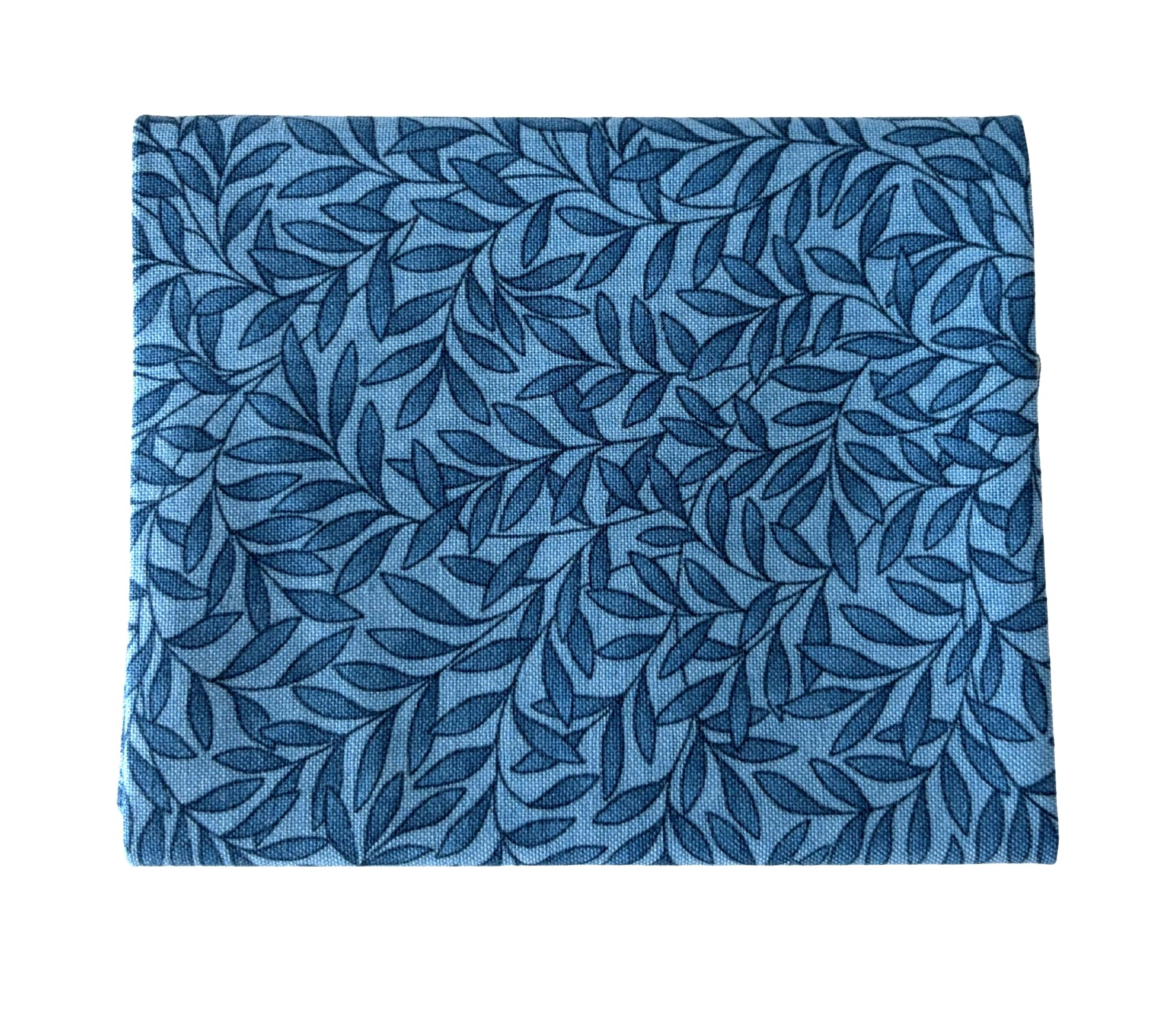 Blue Blender Quilt Fabric | Benartex Veranda Collection | Tone on Tone Blue Leaf Fat Quarter