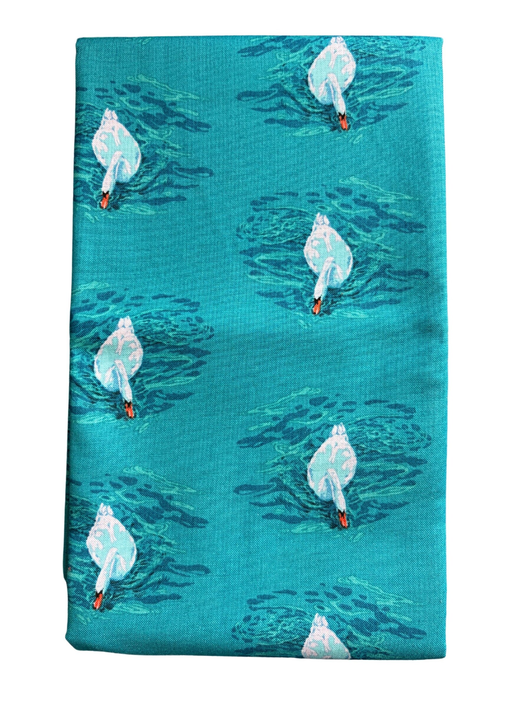 Blue Swan Quilt Fabric | Kaffe Fassett for Free Spirit Fabrics Good Gracious | 1 Yard Precut