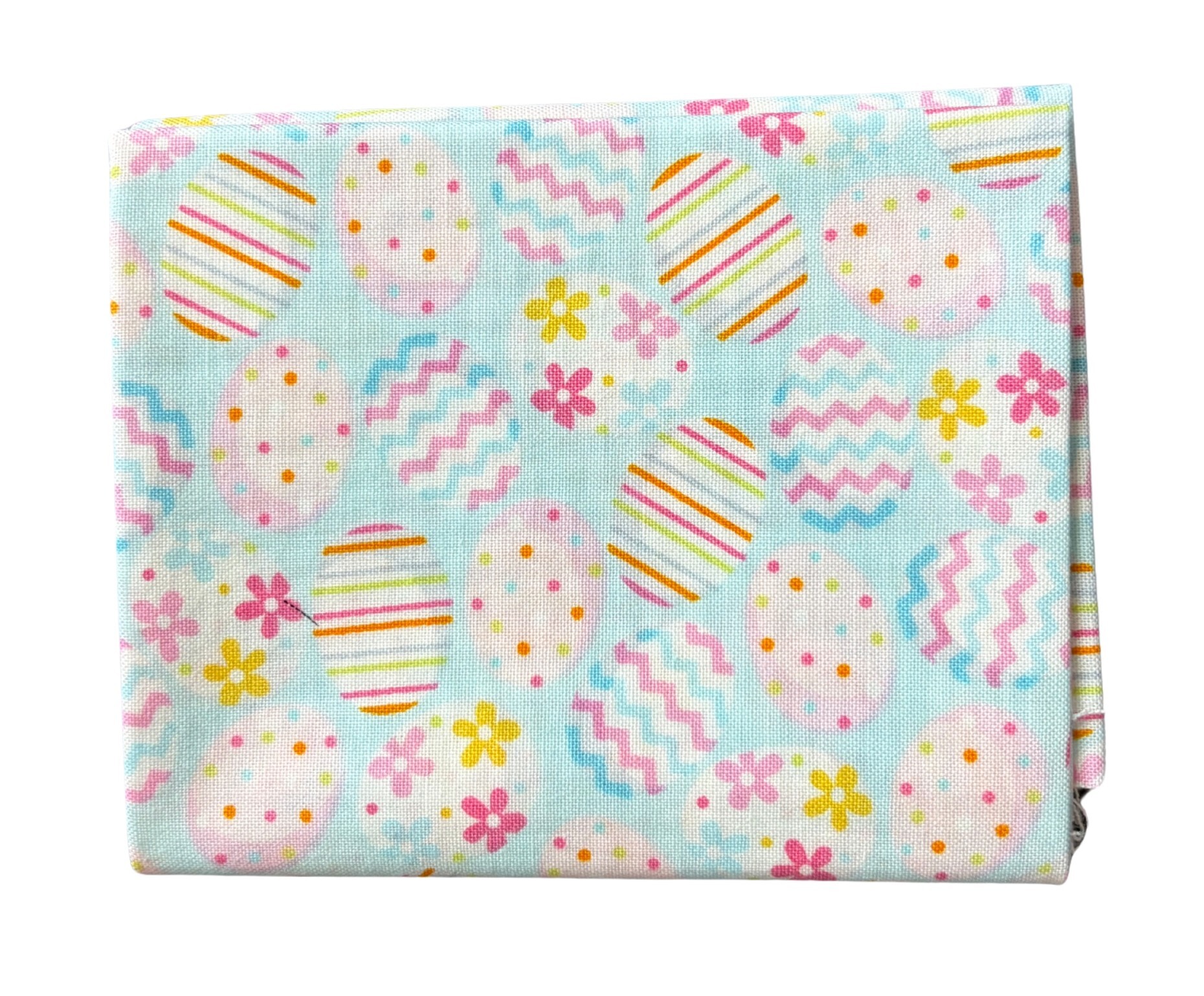 Colored Eggs Quilt Fabric | Benartex Hippity Hoppity Collection | Spring Easter Fat Quarter