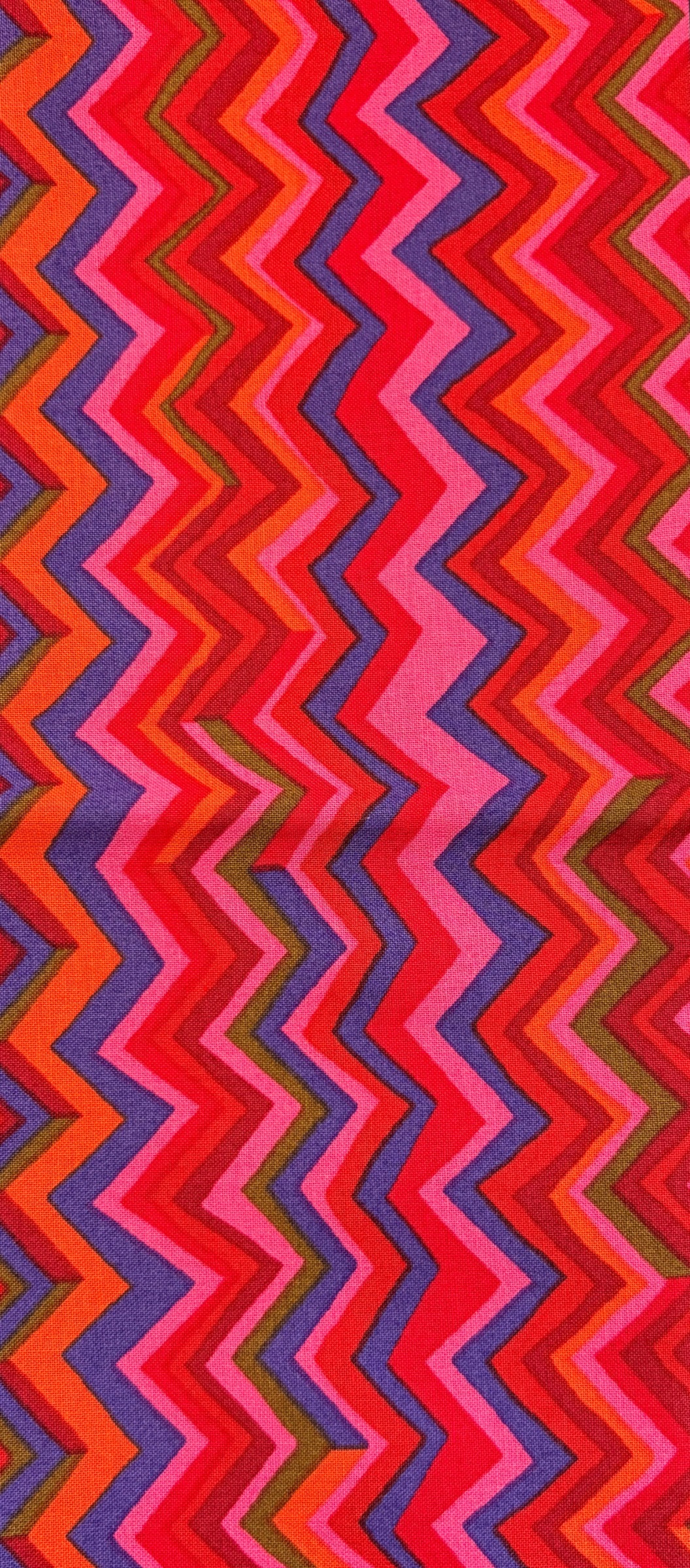 Fat Quarter | Free Spirit Kaffe Fassett Multi-Colored Zig Zag Quilt Fabric