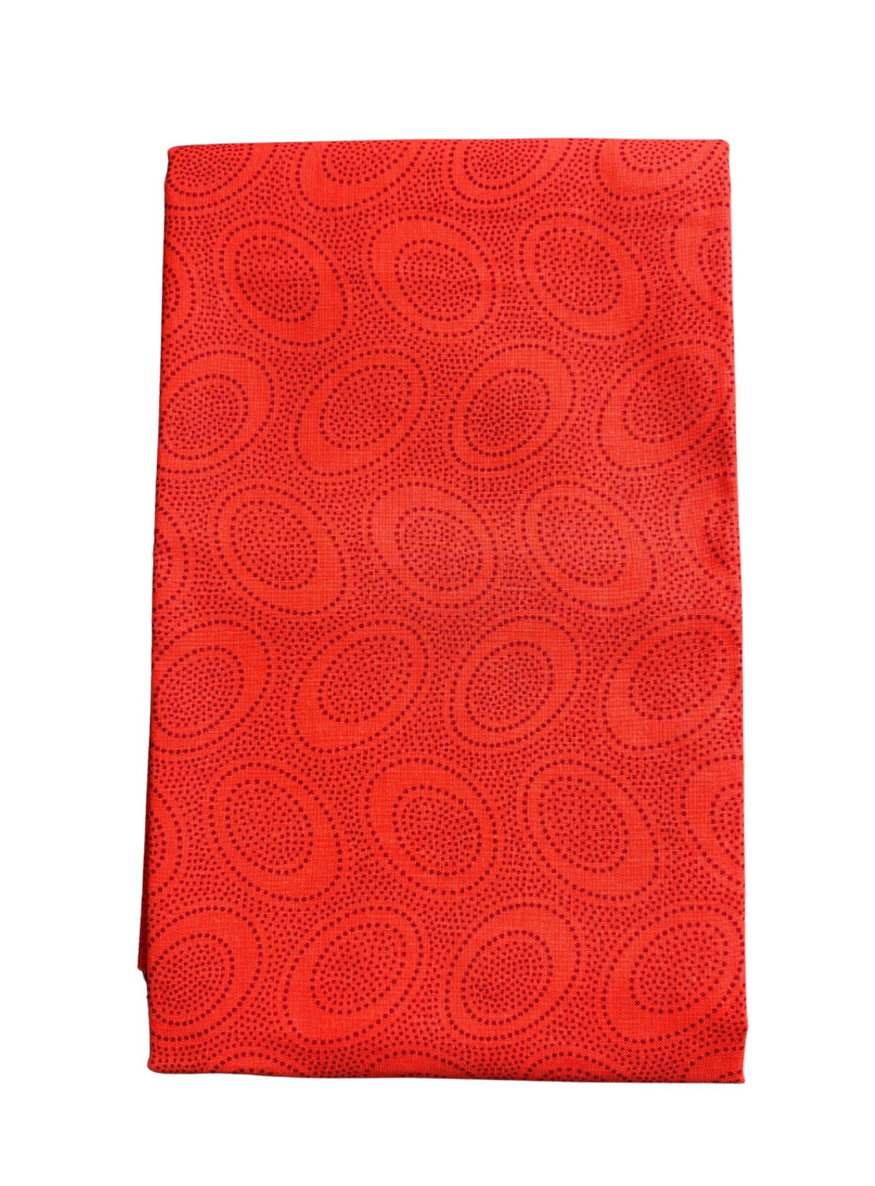 Orange Blender Quilt Fabric | Kaffe Fassett Aboriginal Dot for Free Spirit | 1 Yard Precut