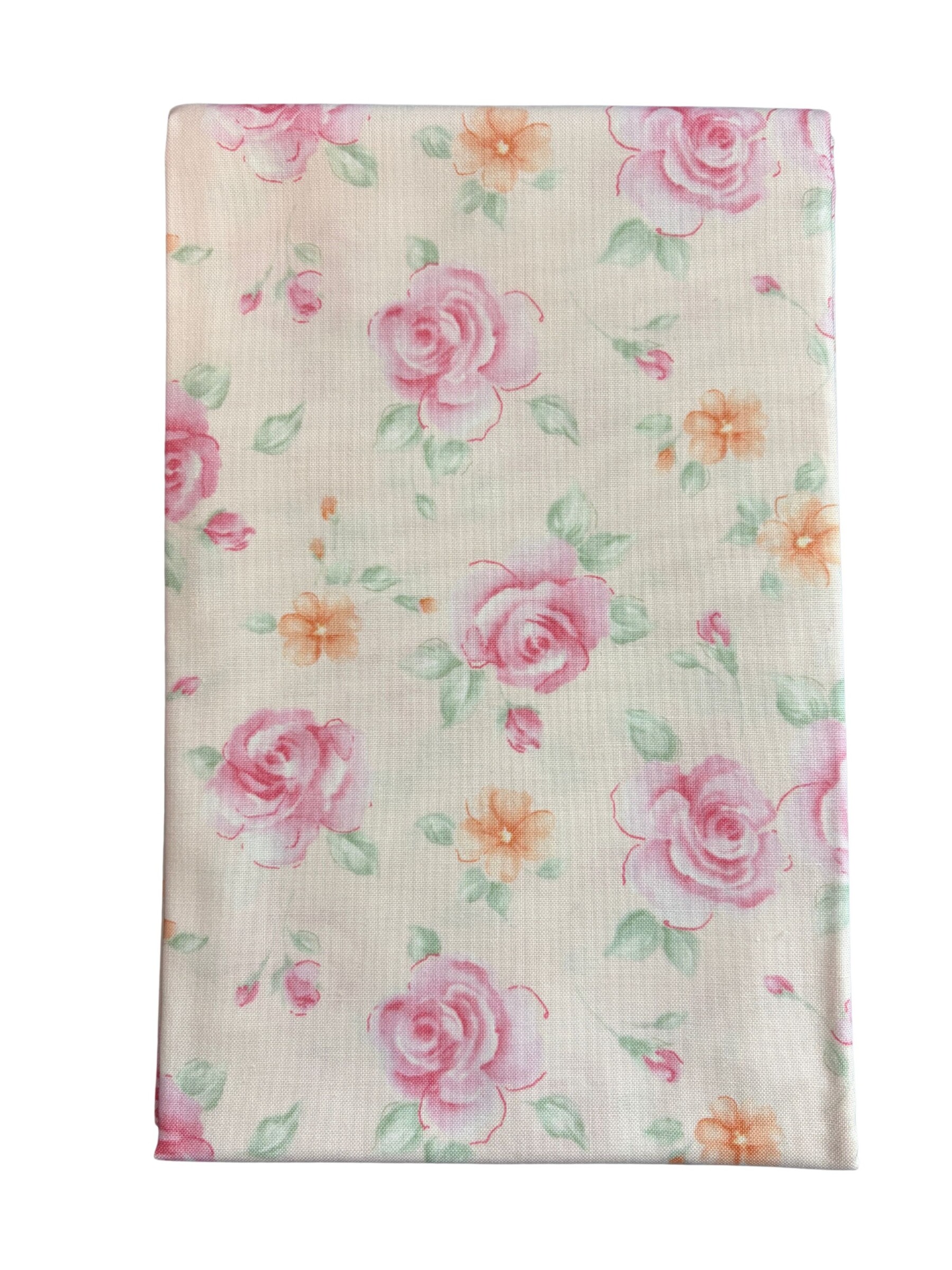 Pink/Peach Floral Quilt Fabric | Benartex Sweet Baby Rose | 1 Yard Precut