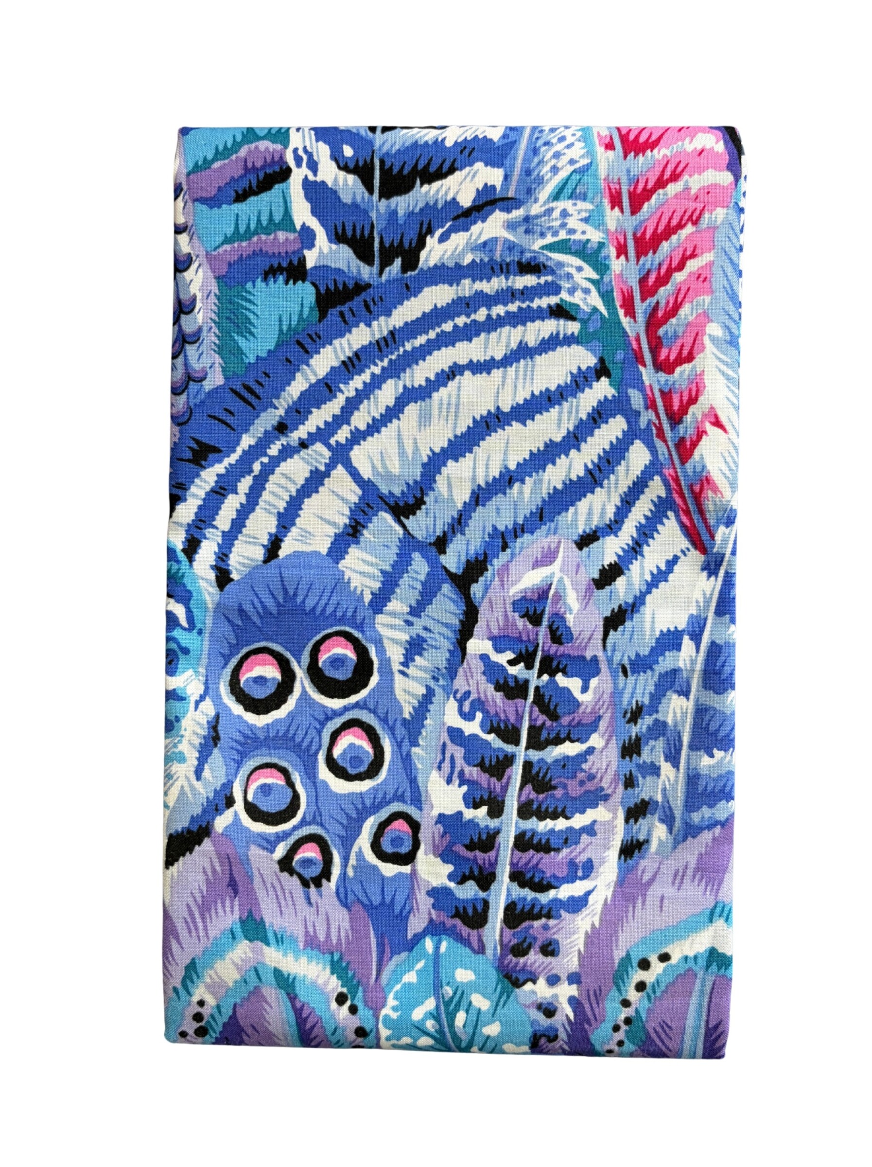 Pink/Blue/Purple Quilt Fabric | Kaffe Fassett Feathers for Free Spirit | 1 Yard Precut