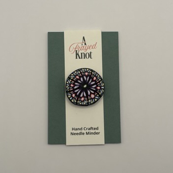 Multicolored Kaleidoscope Circular Hand Crafted Needle Minder