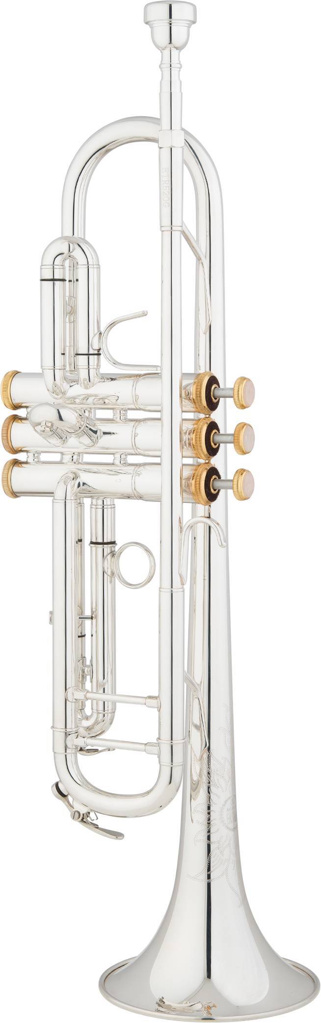 Eastman ETR520GS Intermediate Trumpet w/ Gold Brass Bell and 24k Gold-Plated Trim Kit