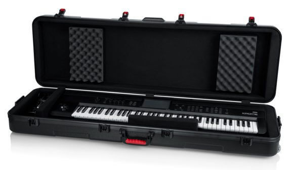 Gator GTSA-KEY88SL TSA Slim ATA Keyboard Case w/ Wheels 88-note Keyboard