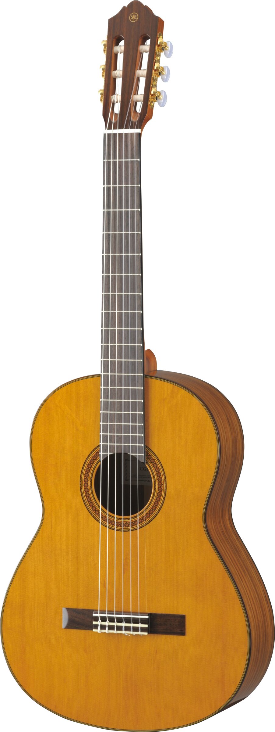 Yamaha CG162C Nylon acoustic; solid western redcedar top, ovangkol back and sides, rosewood fingerboard; Natural