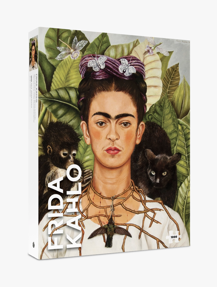 Frida Kahlo: Self-Portrait with Thorn Necklace and Hummingbird 1000-Piece Jigsaw Puzzle
