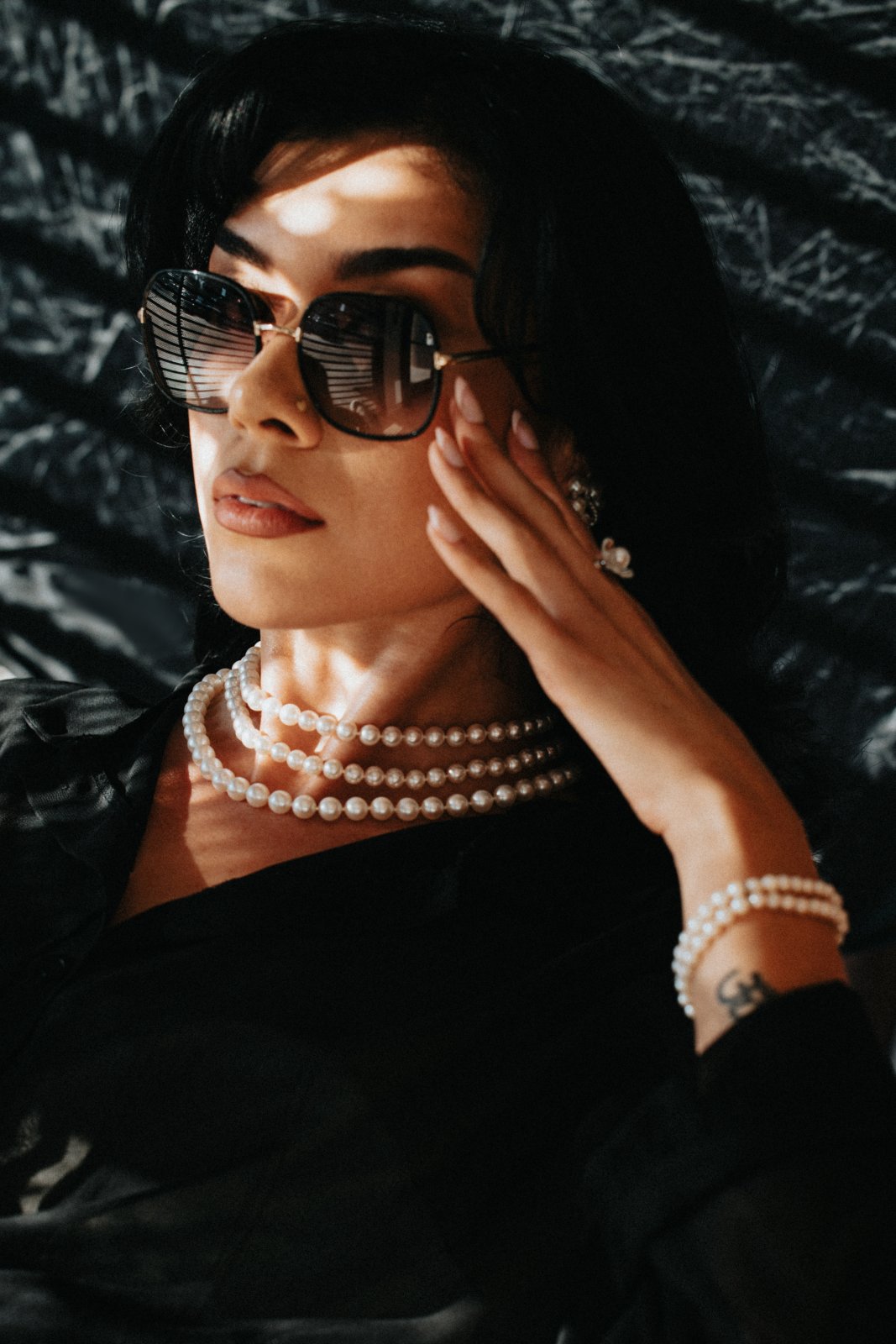 14k White Gold 6.5 Inches Pearl Bracelet With 3.5mm-5mm Japanese Akoya, Excellent Luster and Nacre, AAA Grade White With Slight Ivory Overtone.