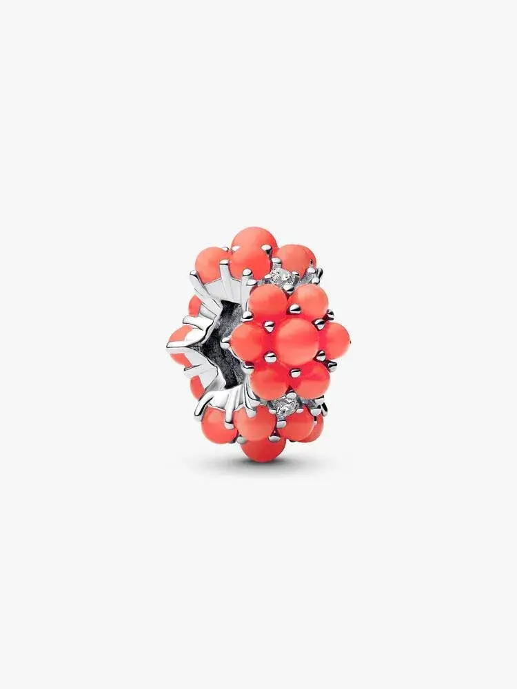 Coral-Colored Ocean Pandora Charm #793897C01
