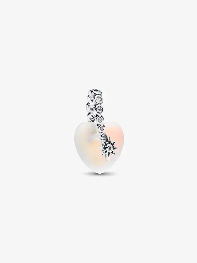 Shooting Star & Heart Dangle Pandora Charm #794143C01