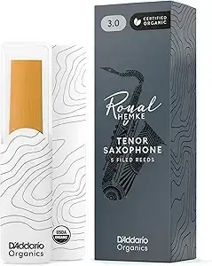 D'Addario Royal Hemke Tenor Saxophone Reeds | 3.0 (Box of 5)
