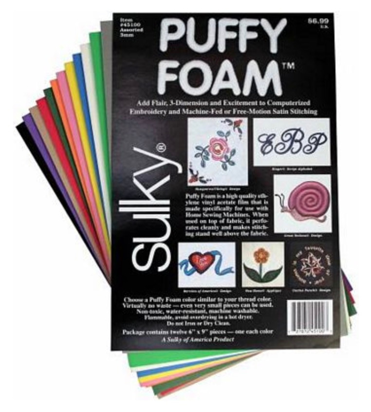 Sulky Puffy Foam - 2mm - Assorted Colors