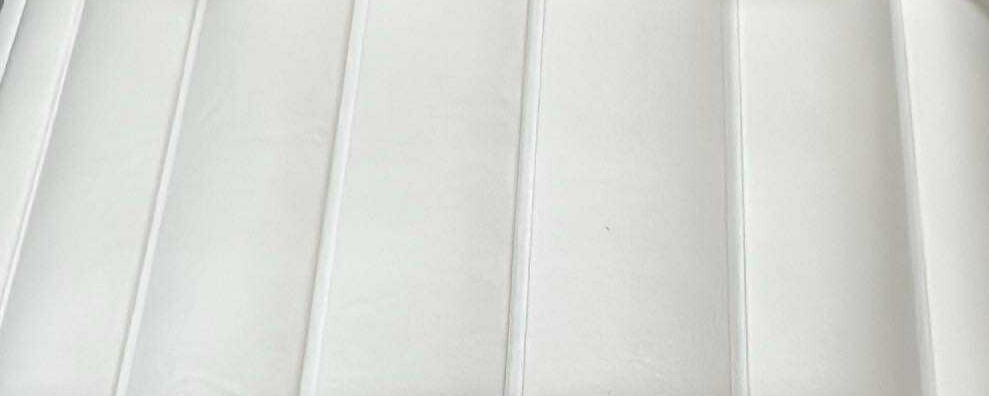 VLMP35 Marine Vinyl - #35 Seascape Simply White Roll and Pleat,  33 oz. Quality Expanded, 54 (PER YARD)