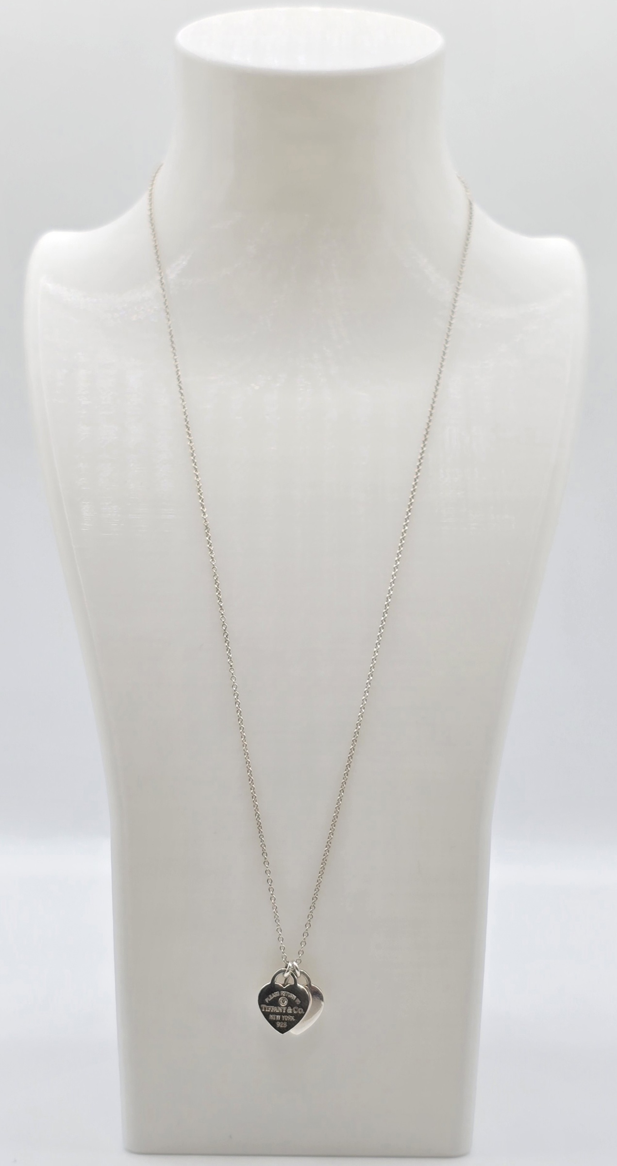 TIFFANY & CO DIAMOND RETURN TO TIFFANY & CO DOUBLE HEARTS 17