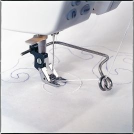 gimping/braiding guide foot (1-9) not for Emerald 112, 118, 116, EDEN ROSE, 250M, TRIBUTE 140M, 145M