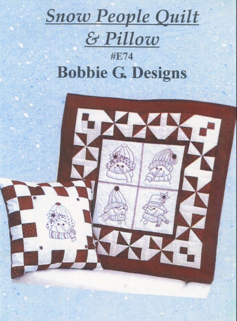 Snow People Quilt & Pillow