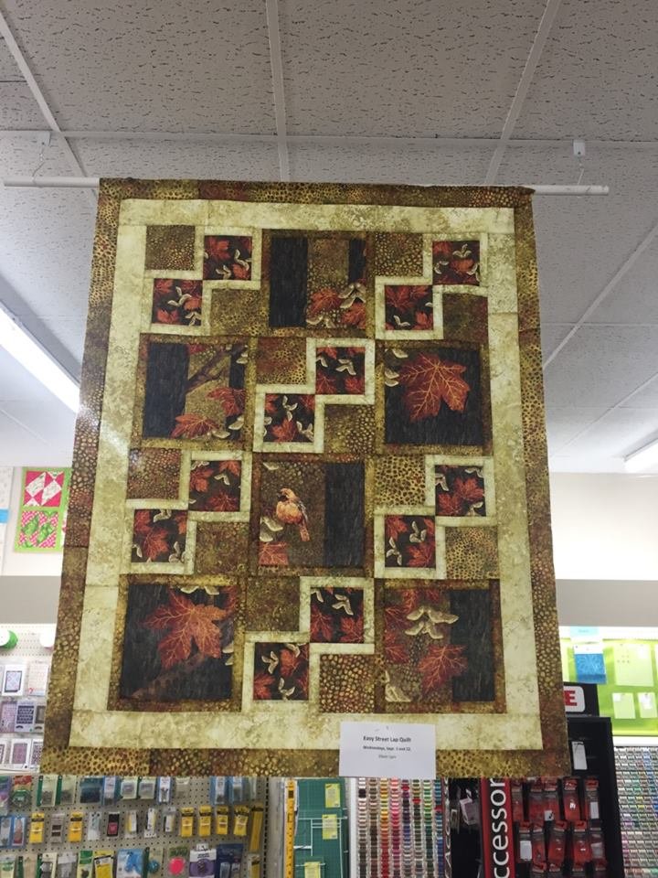 easy street lap quilt