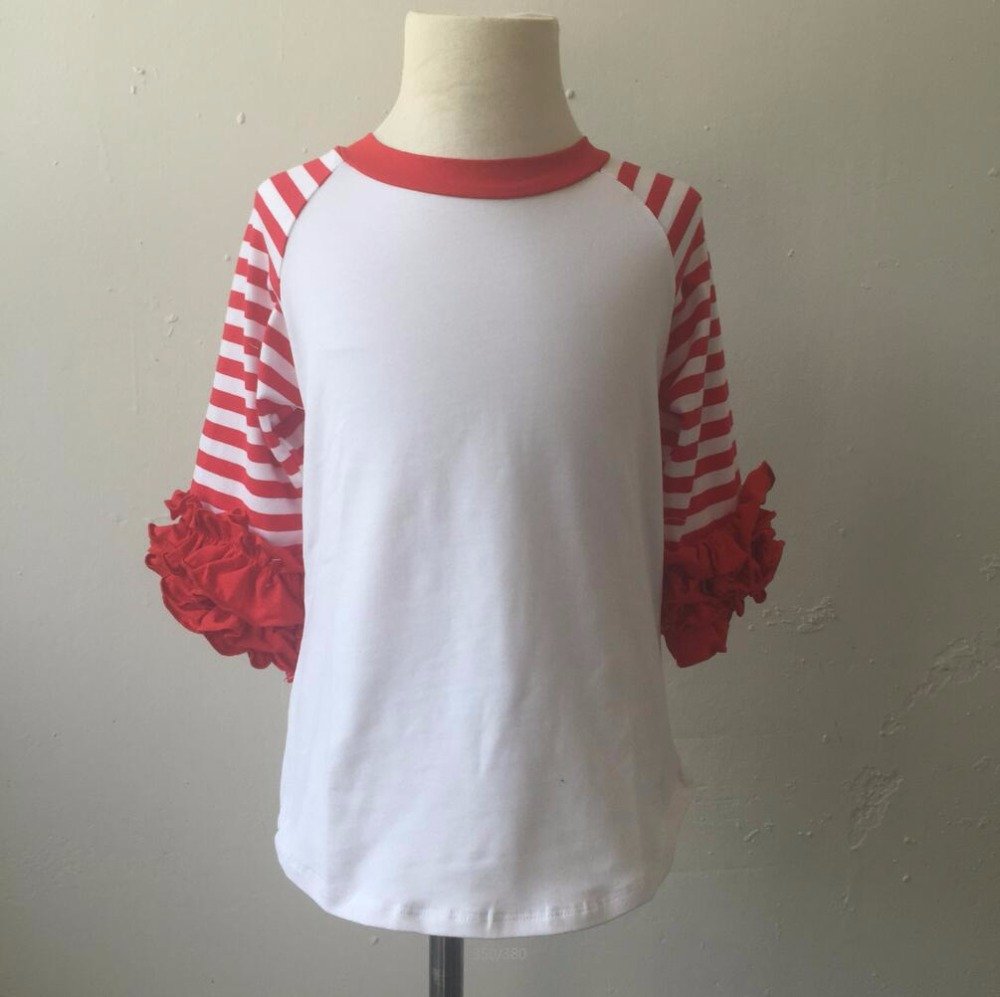 red and white raglan