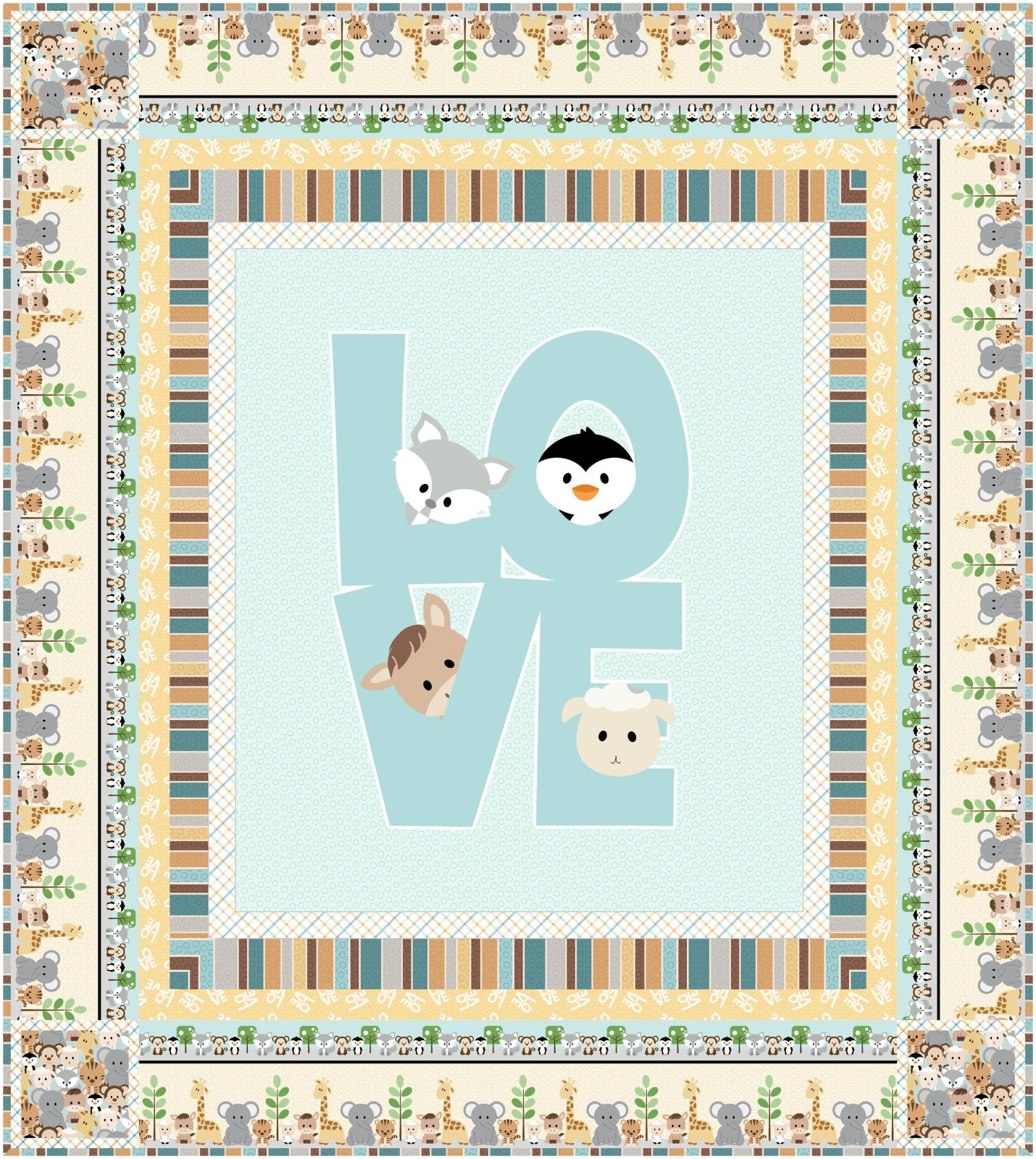 Easy Does It quilt pattern. Hard copy.