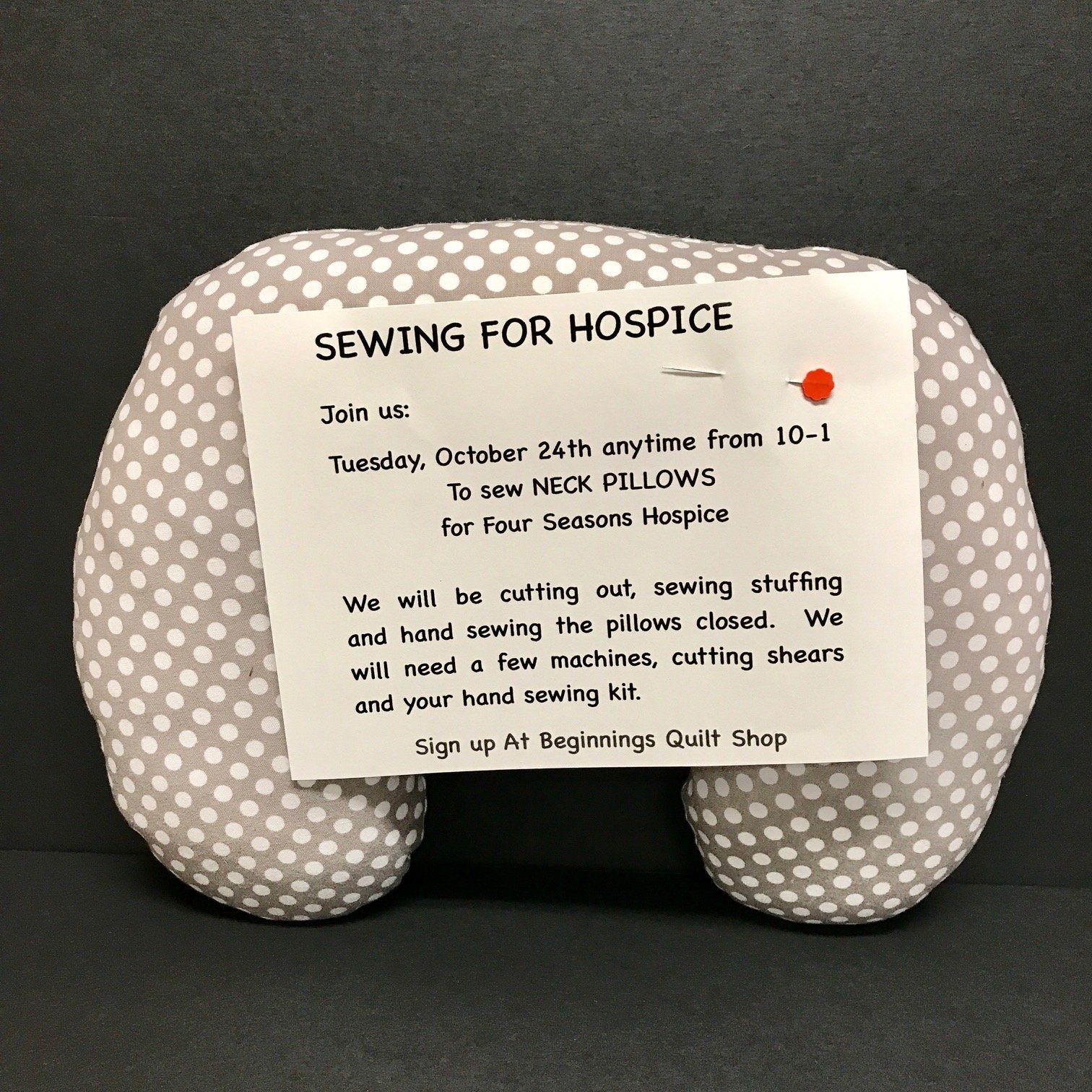 VOLUNTEER! Sewing for Hospice