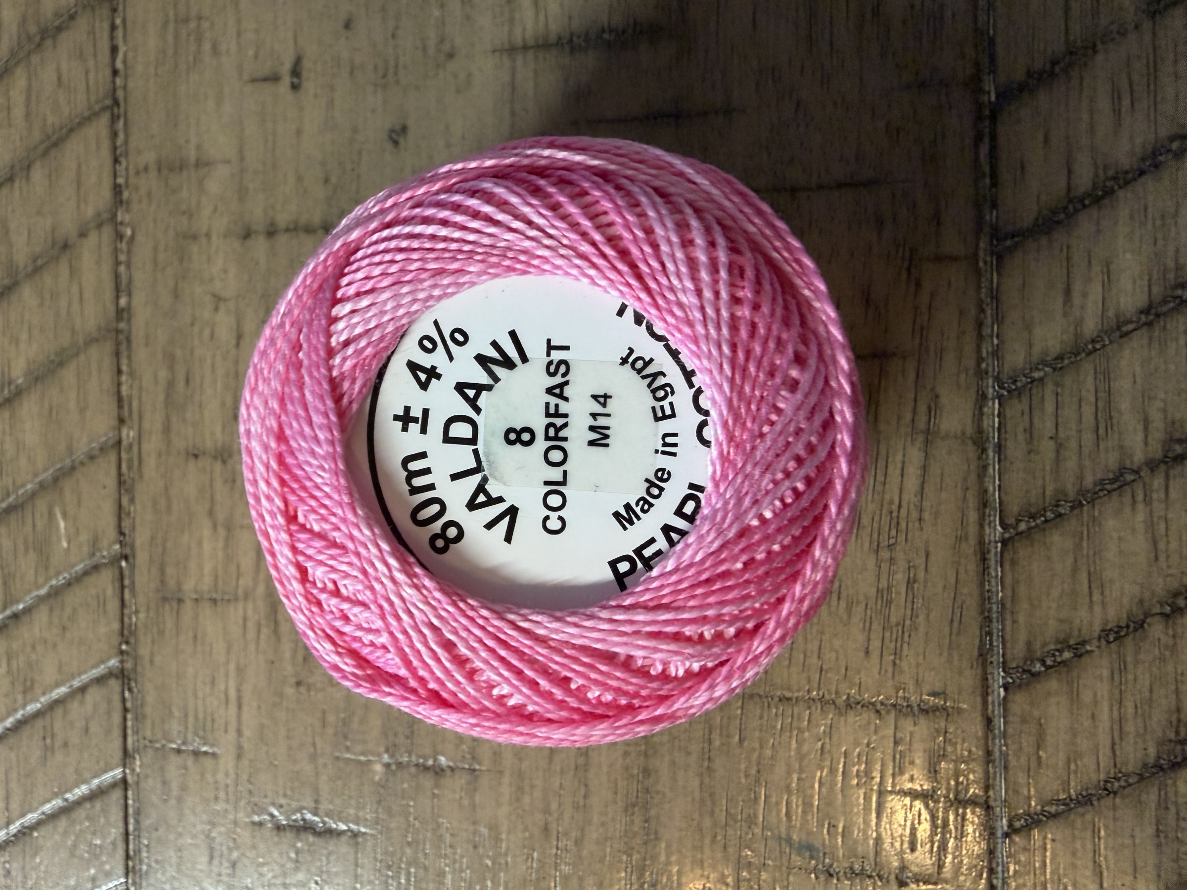 Big Core M14 Size 8 Roses Valdani Pearl Cotton Limited Edition