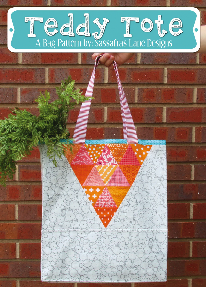 Teddy tote bag boise sassafras lane bag series