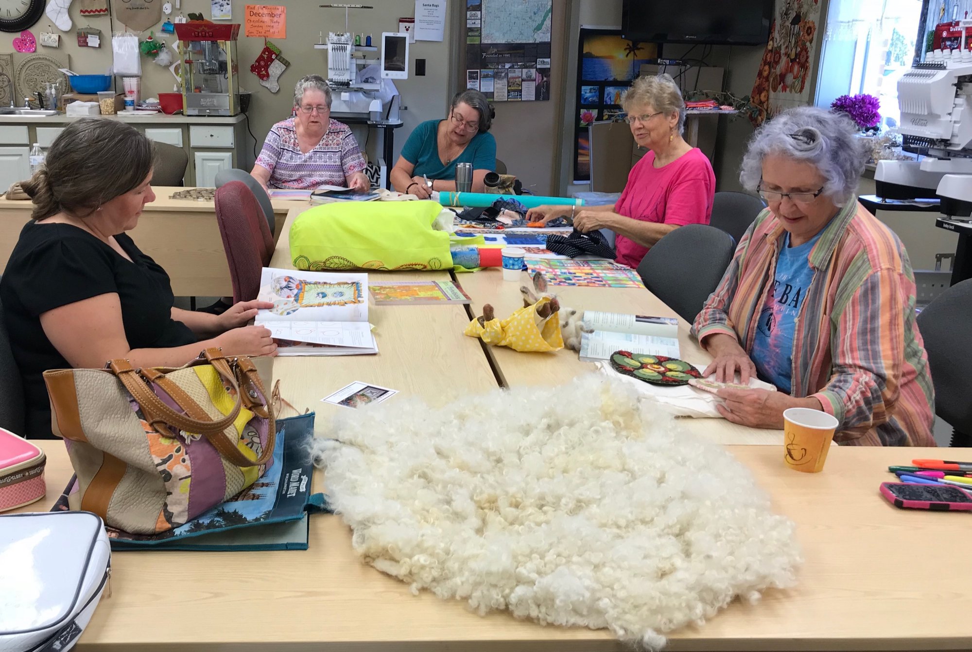 TRICO FAC Meeting Fiber arts and mixed media creations club